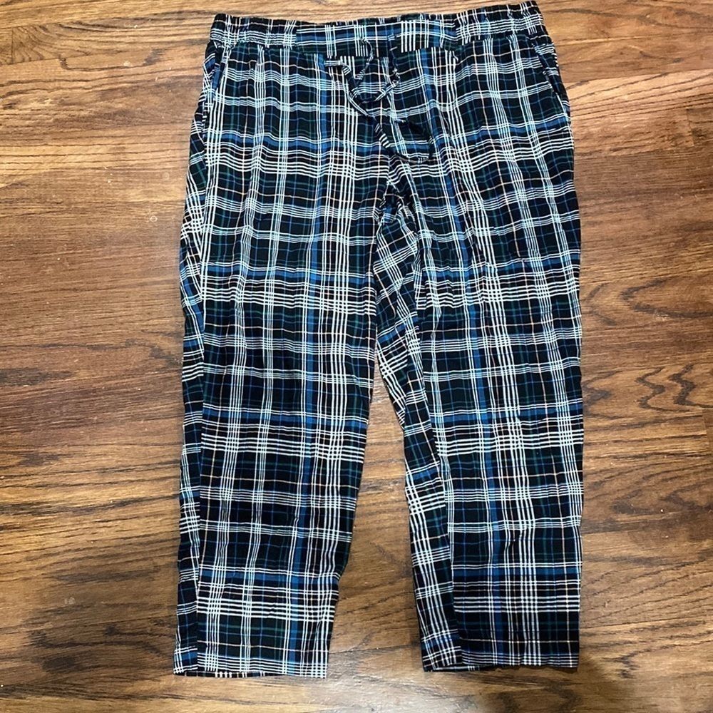 TorridRelaxed Taper Stretch Challis High Rise Plaid Ankle Pants Size 1 (1X)